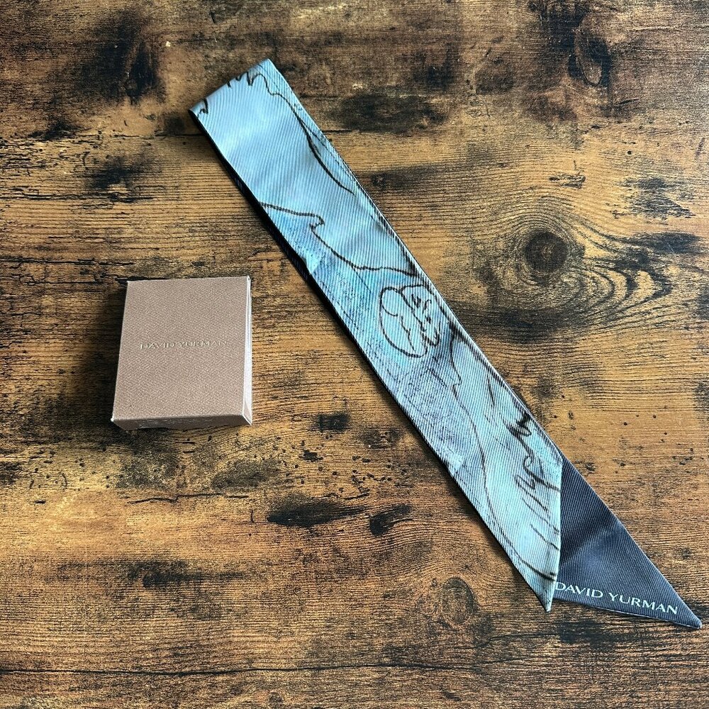 NEW David Yurman Angel Scarf Purse Handle Sash Fabric